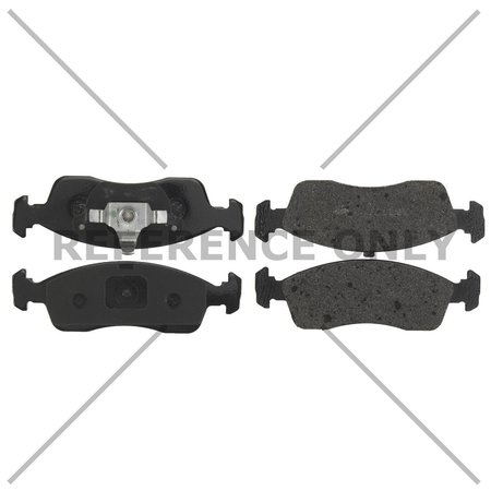 CENTRIC PARTS METALLIC BRAKE PAD W/SHIMS 102.6039